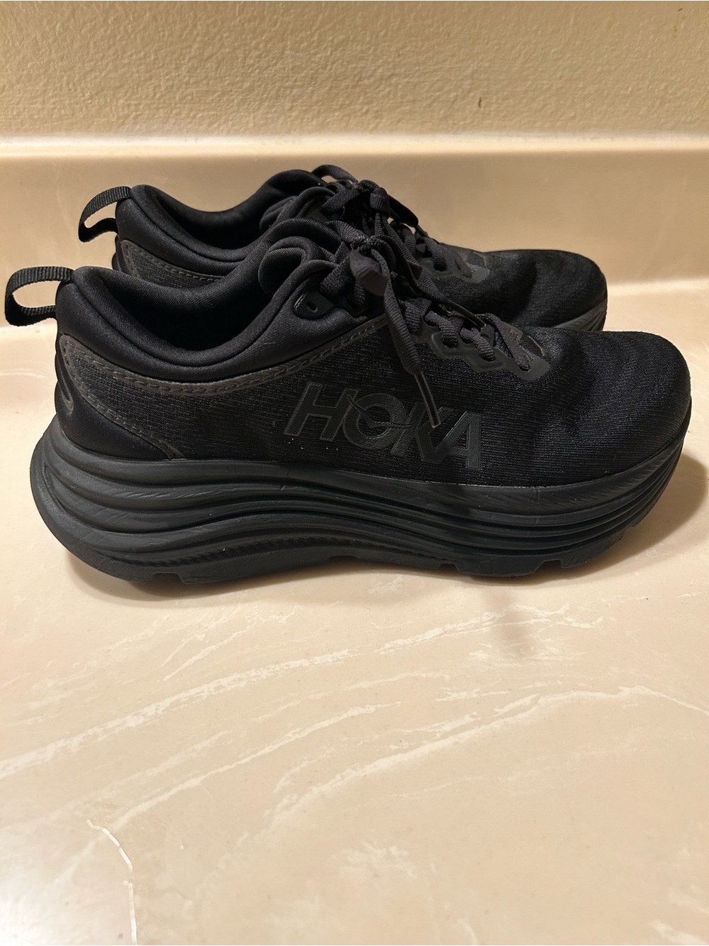 Hoka Men's Black Athletic Running Shoes